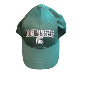 Michigan State Spartans Baseball Hat Cap Captivating‎ Headwear Adjustable Green